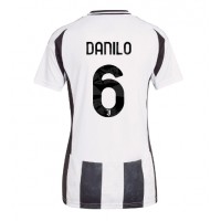 Fotballdrakt Dame Juventus Danilo Luiz #6 Hjemmedrakt 2024-25 Kortermet